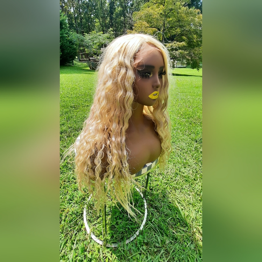 24inches human blend blonde